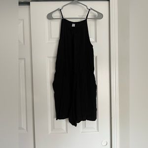 Old Navy Black Romper with Pockets